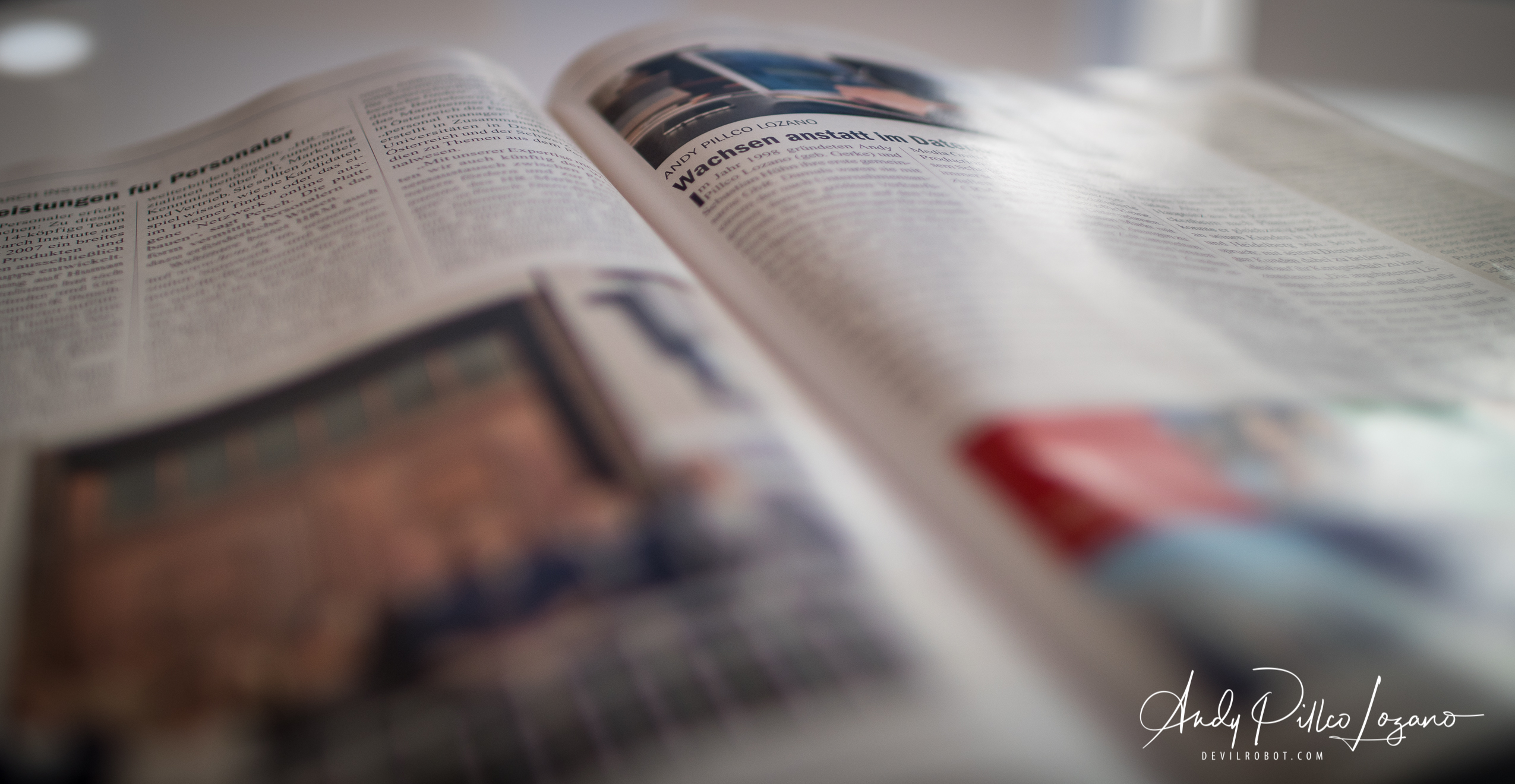 Zeitungsartikel Andy Pillco Lozano